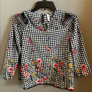 Shoulder Cut-Out Blouse